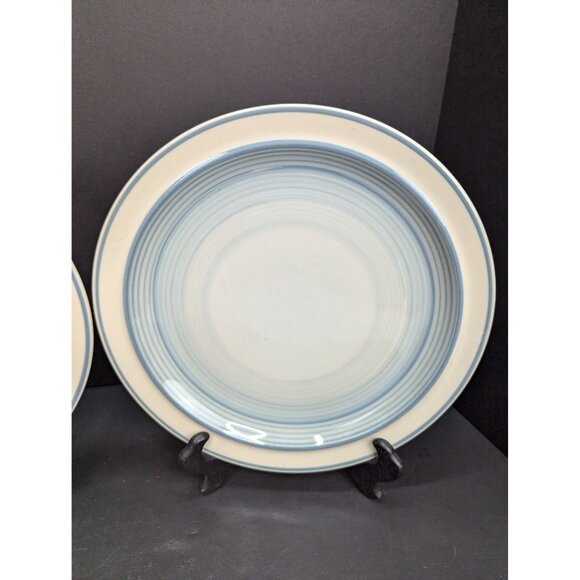 Epoch Cool Sea 5001 Korea 34471 Replacement 10 1/2 Inch Dinner Plate Lot of 2 - Picture 4 of 8